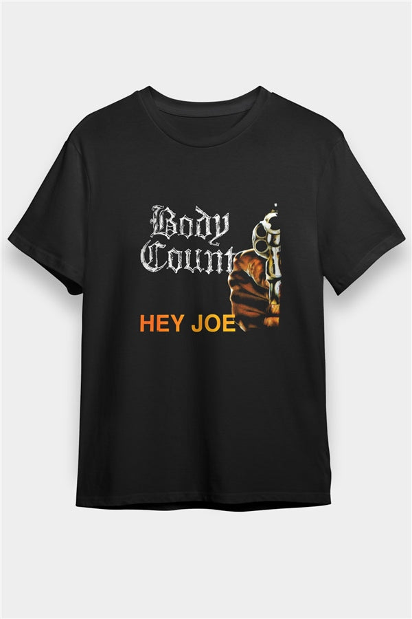 Body Count Printed Unisex Black T-Shirt