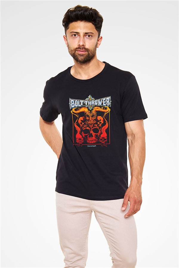 Bolt Thrower Printed Unisex Black T-Shirt