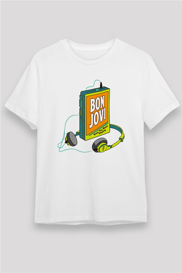Bon Jovi White Unisex T-Shirt