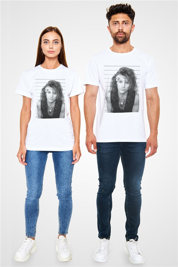 Bon Jovi White Unisex T-Shirt