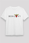 Bon Jovi White Unisex T-Shirt
