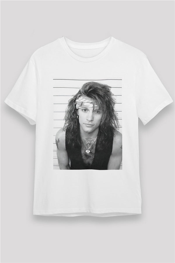 Bon Jovi White Unisex T-Shirt