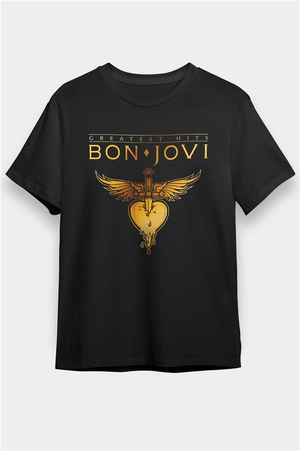 Bon Jovi Black Unisex T-Shirt