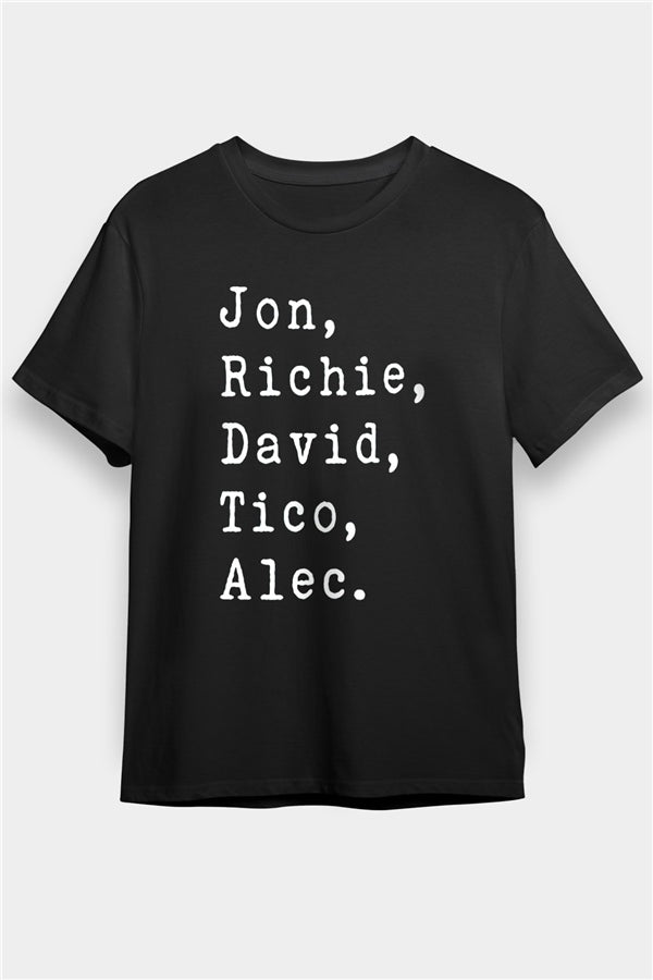Bon Jovi Black Unisex T-Shirt