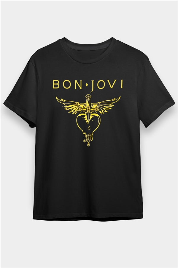 Bon Jovi Black Unisex T-Shirt