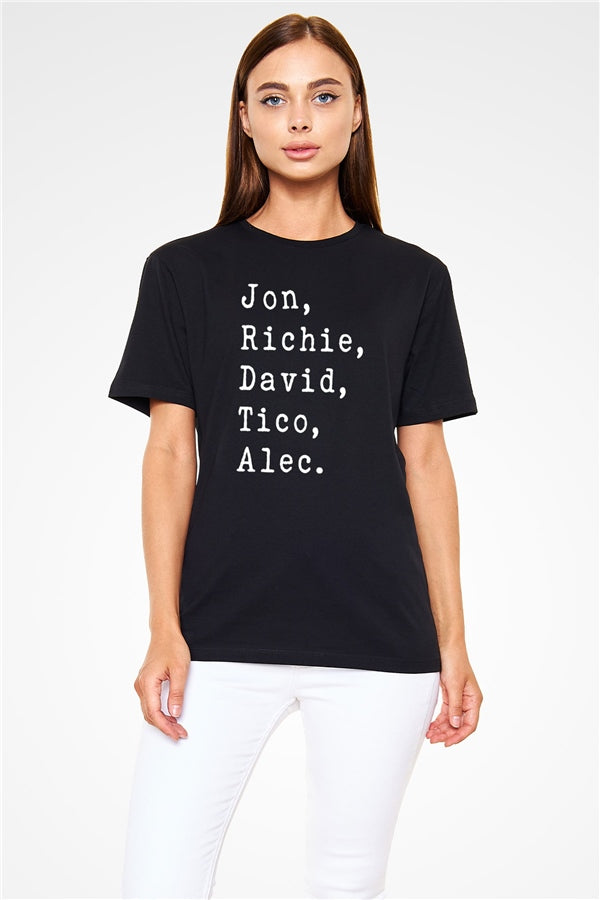 Bon Jovi Black Unisex T-Shirt