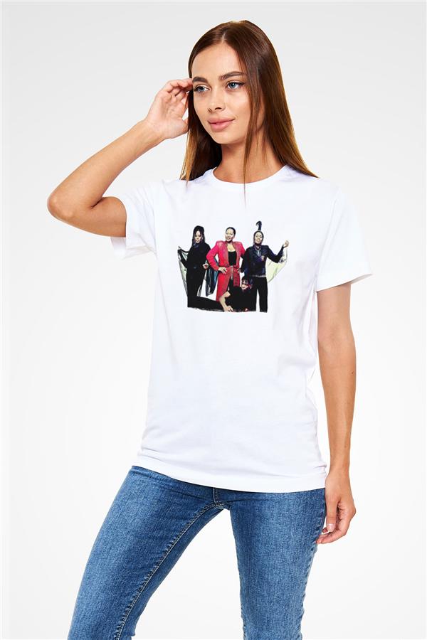 Boney M Printed Unisex White T-Shirt
