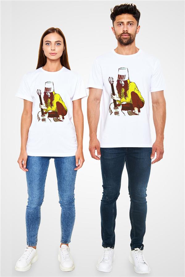 Boney M Printed Unisex White T-Shirt