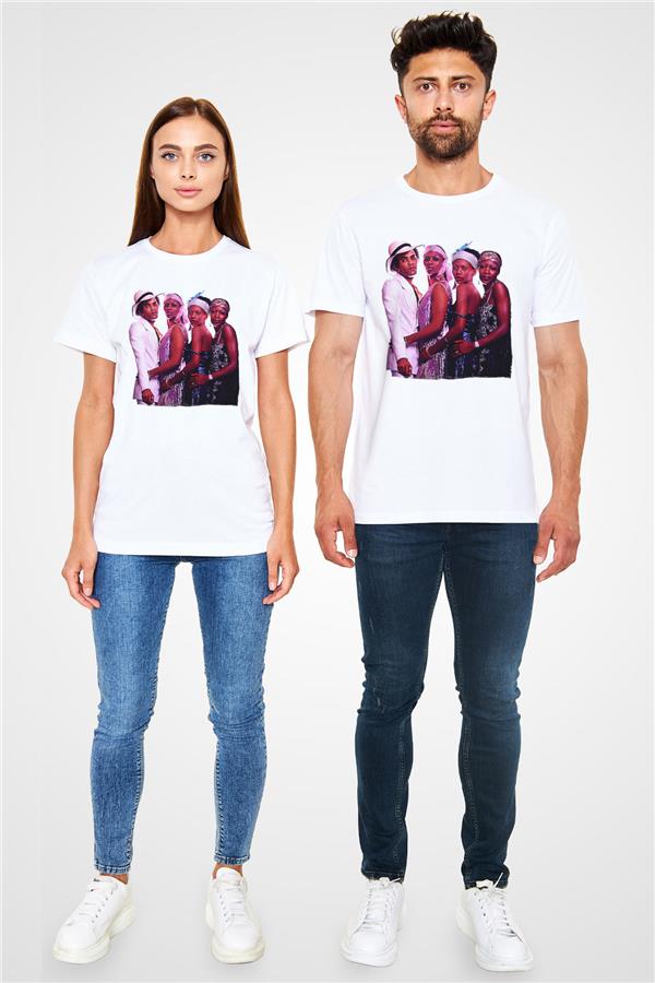 Boney M Printed Unisex White T-Shirt