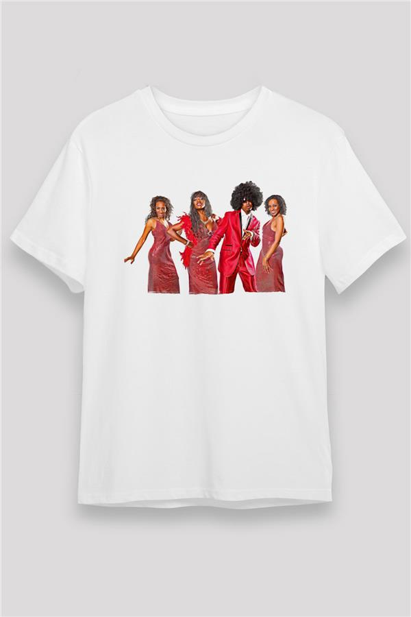 Boney M Printed Unisex White T-Shirt