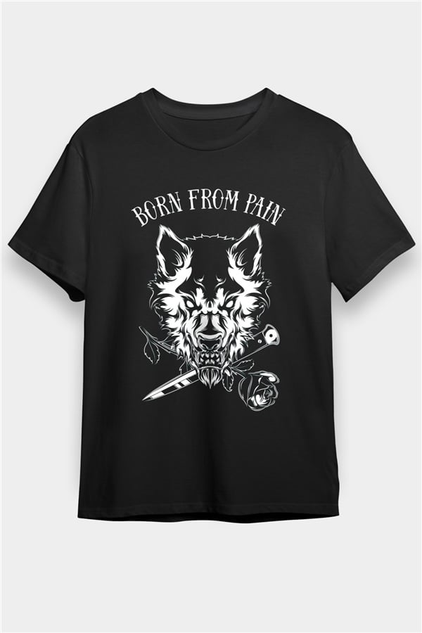 Born from Pain Black Unisex T-Shirt