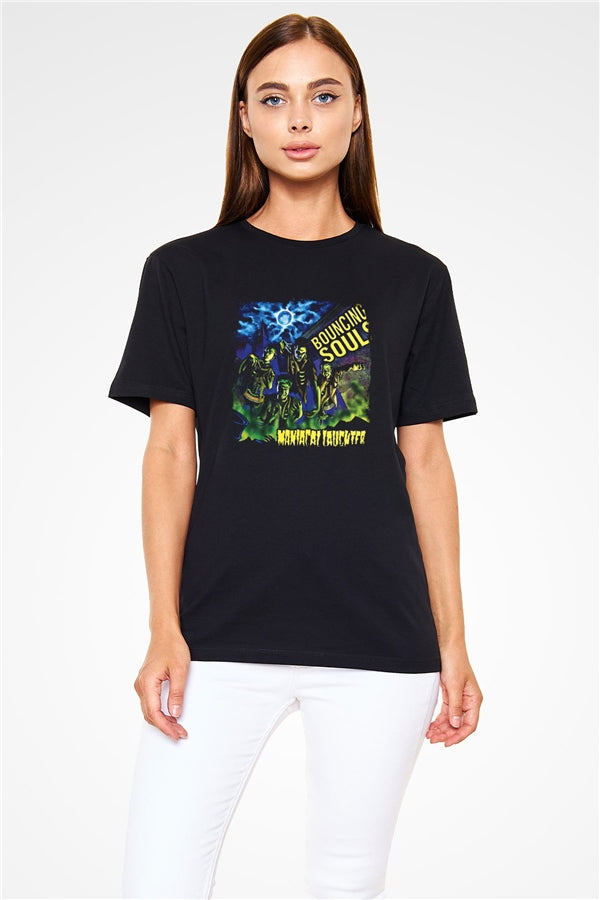 Bouncing Souls Graphic Unisex Black T-Shirt