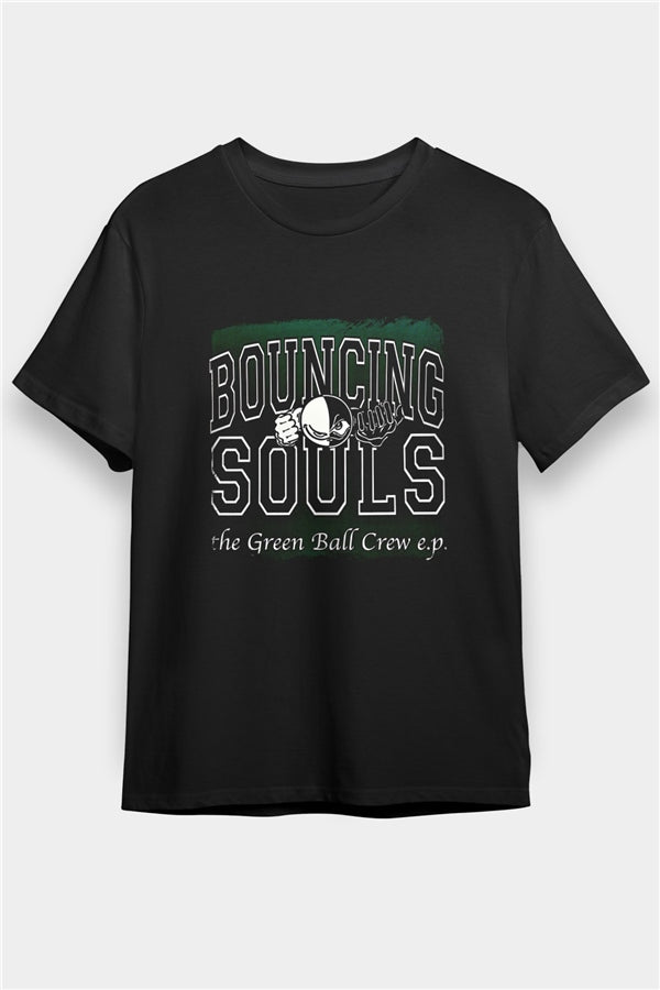 Bouncing Souls Printed Unisex Black T-Shirt