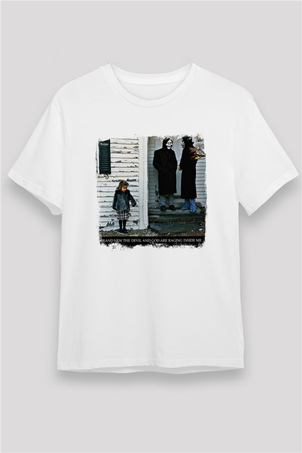 Brand New Printed Unisex White T-Shirt