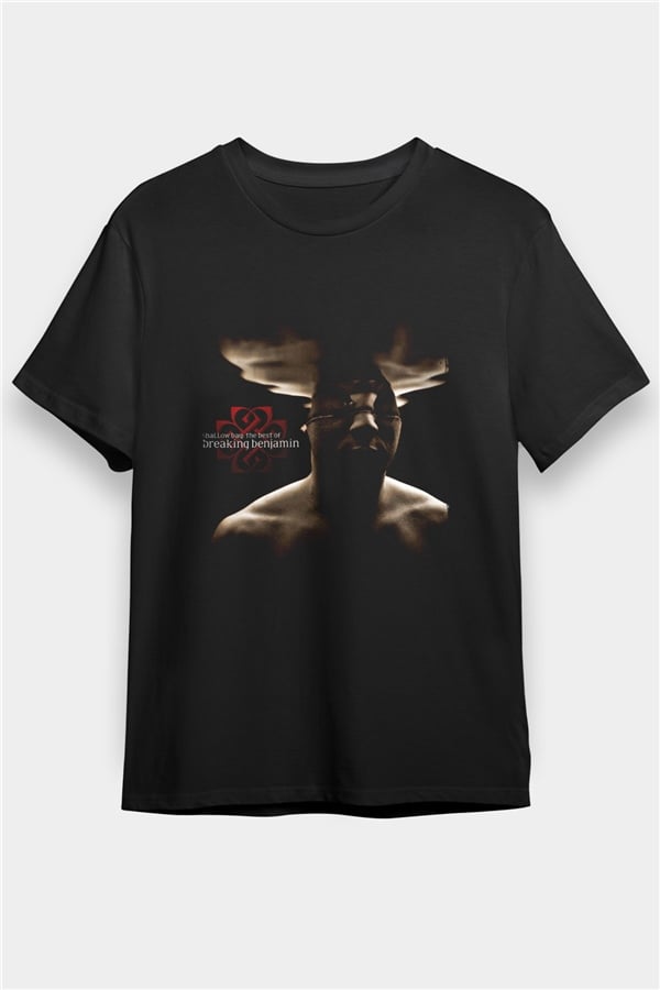Breaking Benjamin Printed Unisex Black T-Shirt