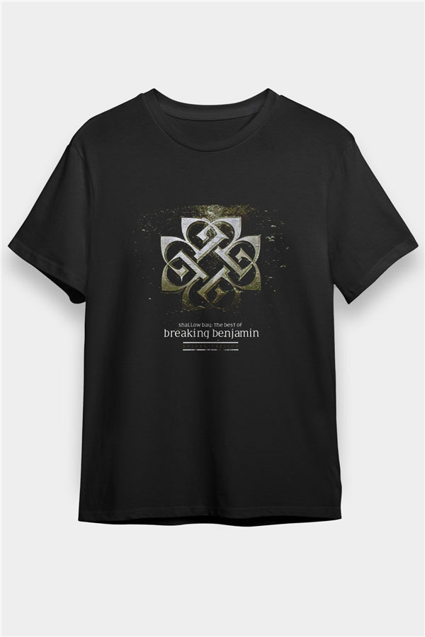Breaking Benjamin Printed Unisex Black T-Shirt