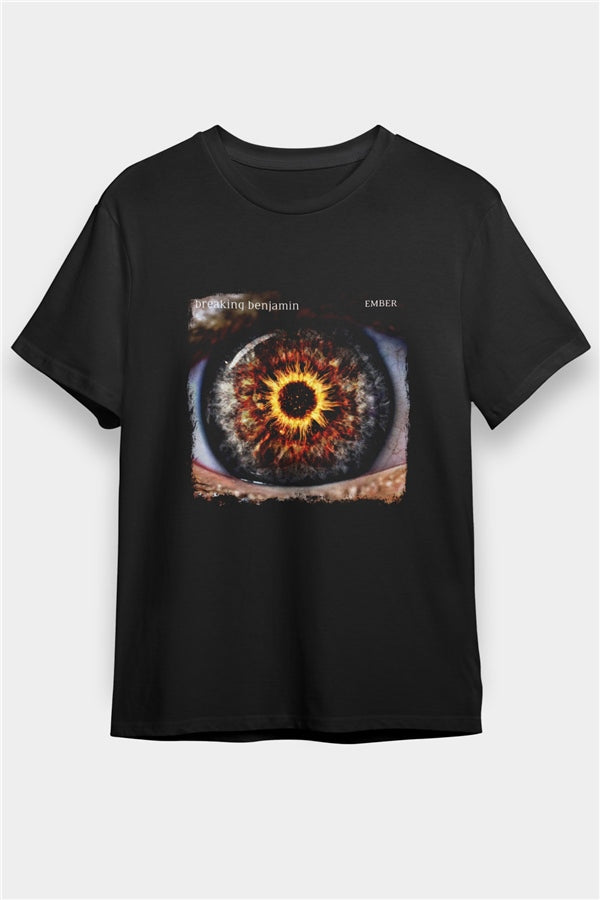 Breaking Benjamin Printed Unisex Black T-Shirt