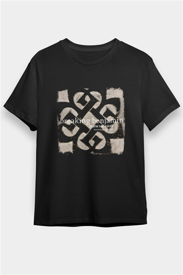 Breaking Benjamin Printed Unisex Black T-Shirt