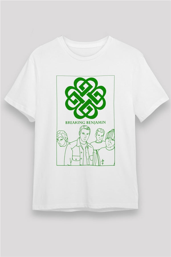 Breaking Benjamin White Unisex T-Shirt