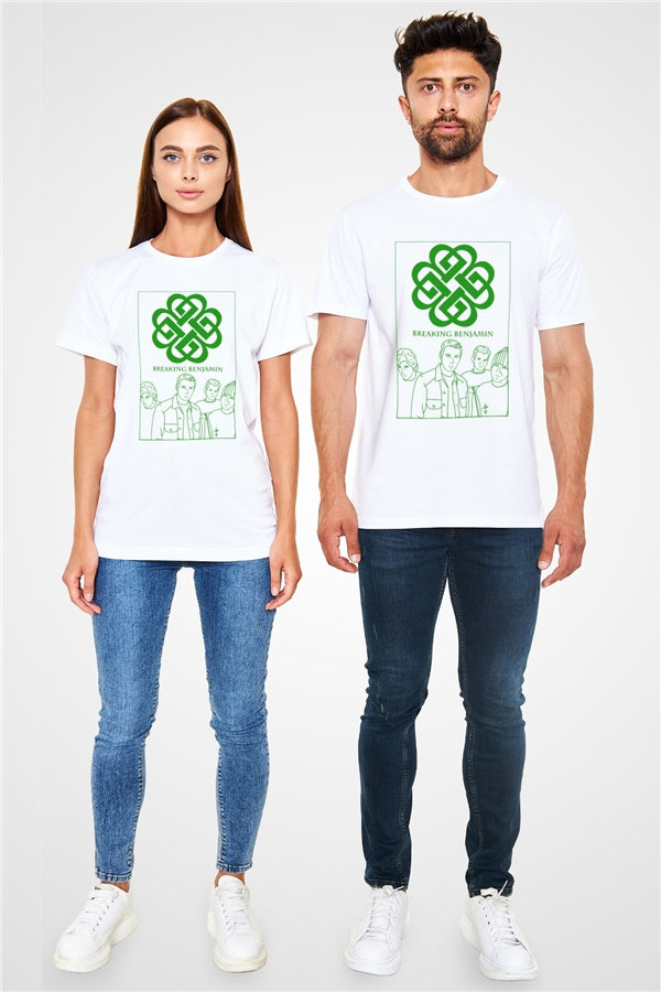 Breaking Benjamin White Unisex T-Shirt