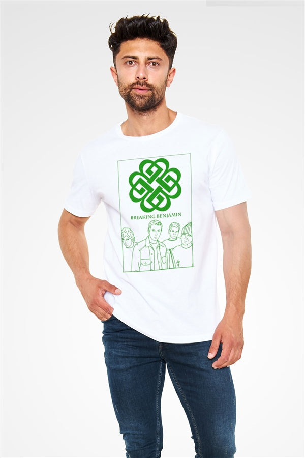 Breaking Benjamin White Unisex T-Shirt