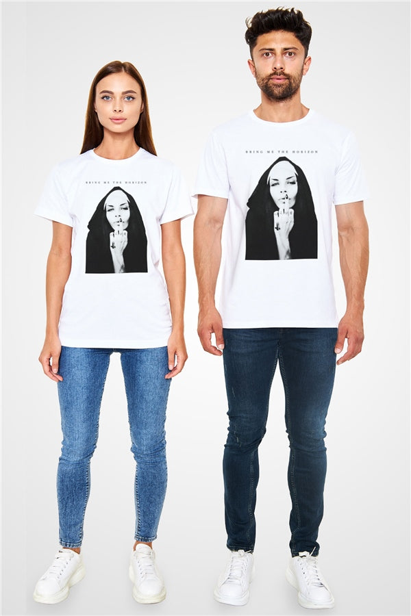 Bring Me the Horizon White Unisex T-Shirt