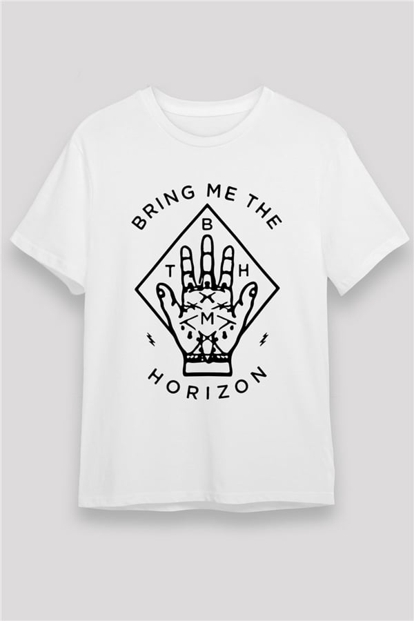 Bring Me the Horizon White Unisex T-Shirt