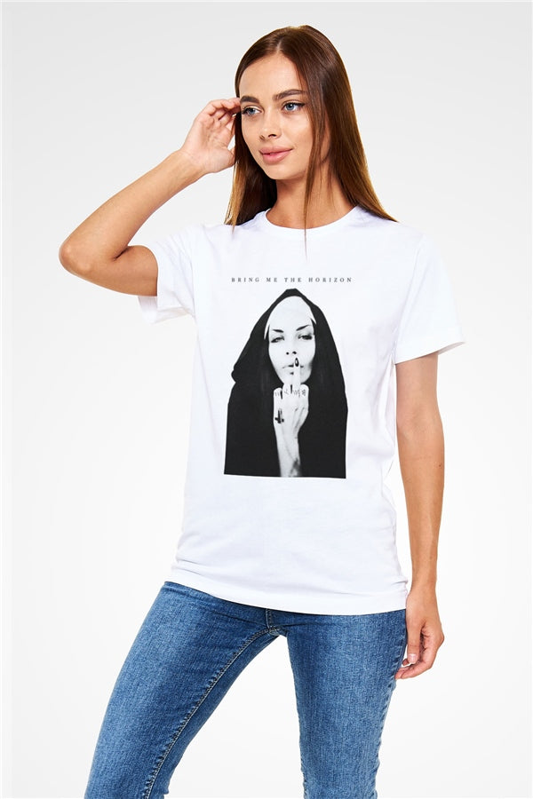 Bring Me the Horizon White Unisex T-Shirt