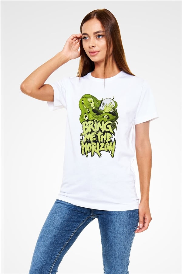 Bring Me the Horizon White Unisex T-Shirt