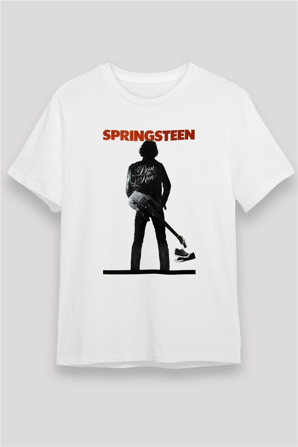 Bruce Springsteen White Unisex T-Shirt