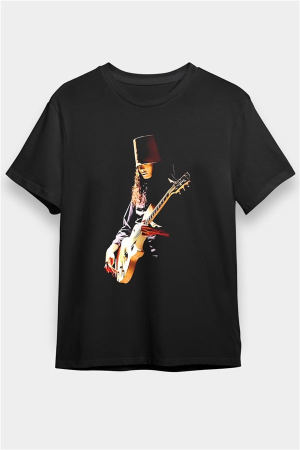 Buckethead Printed Unisex Black T-Shirt