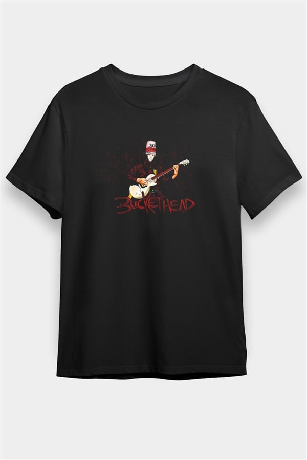 Buckethead Printed Unisex Black T-Shirt