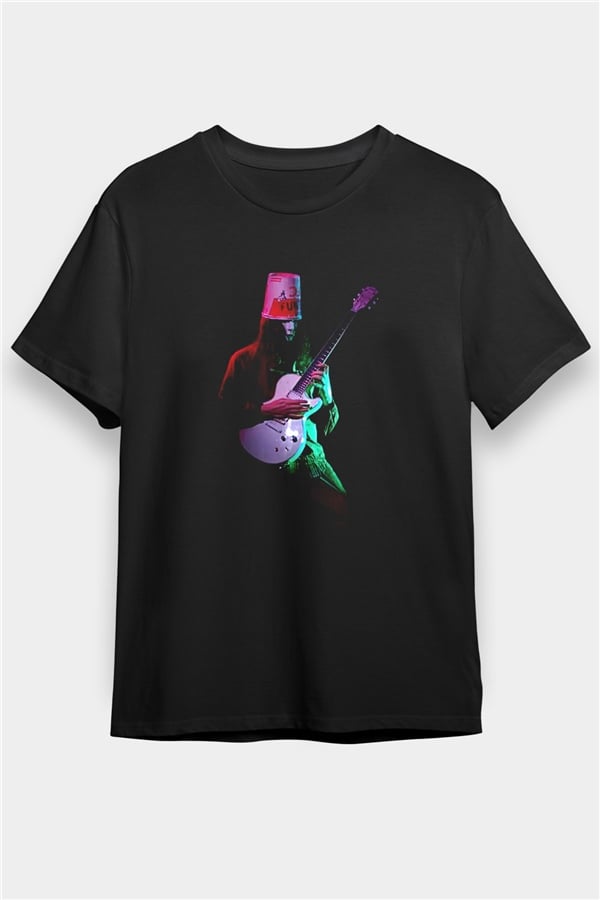 Buckethead Printed Unisex Black T-Shirt