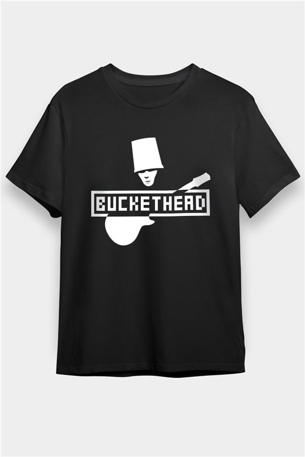 Buckethead Printed Unisex Black T-Shirt