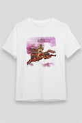 Budgie Printed Unisex White T-Shirt