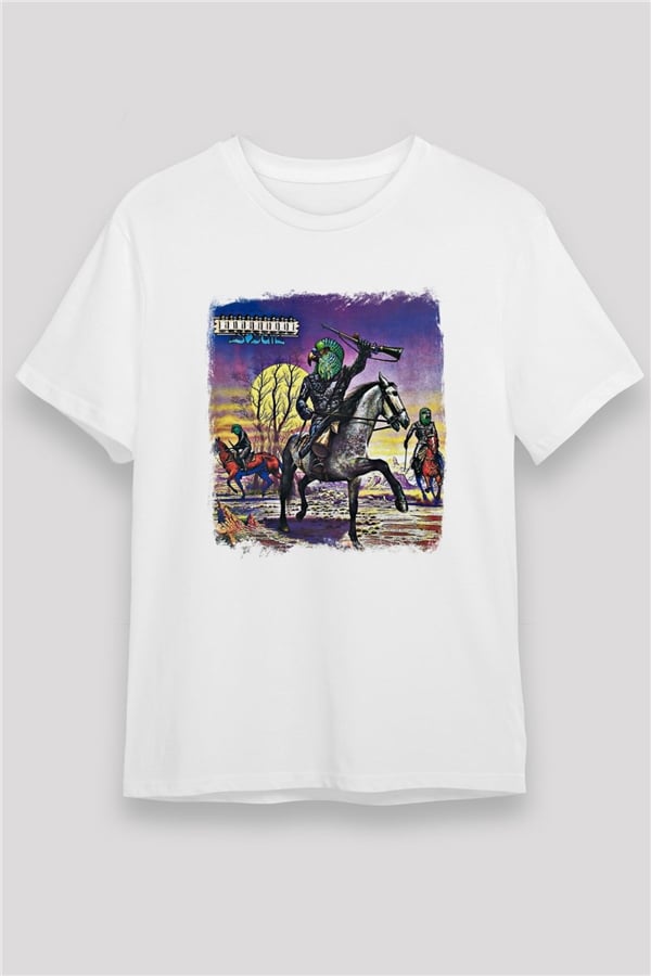 Budgie Printed Unisex White T-Shirt