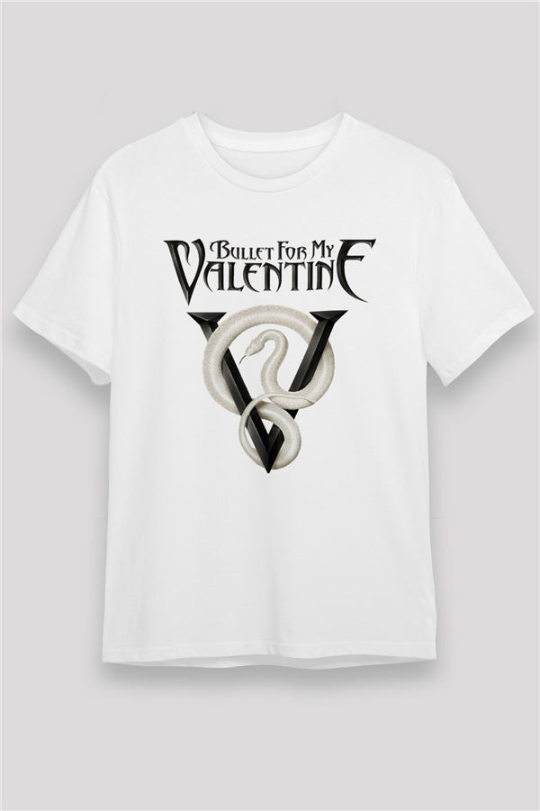 Bullet for My Valentine White Unisex T-Shirt