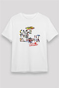 Cage the Elephant Printed Unisex White T-Shirt