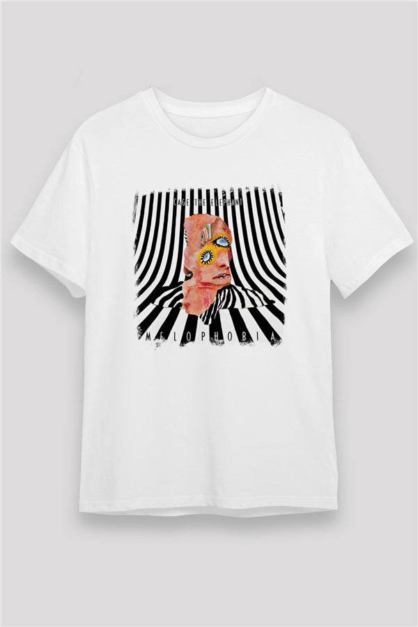 Cage the Elephant Graphic Unisex White T-Shirt