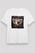 Caliban Printed Unisex White T-Shirt