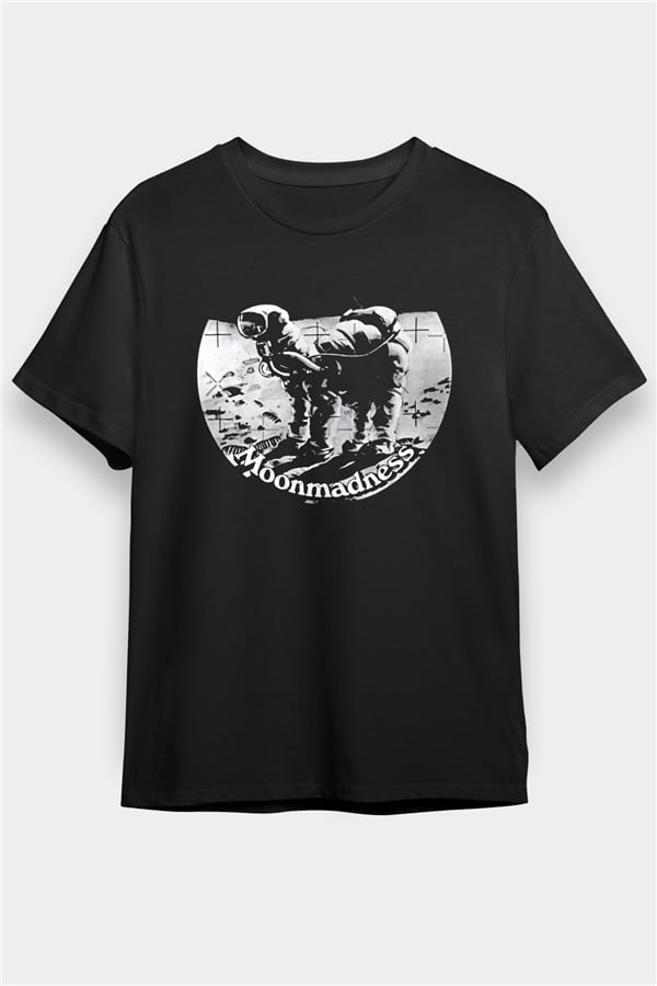 Camel Printed Unisex Black T-Shirt