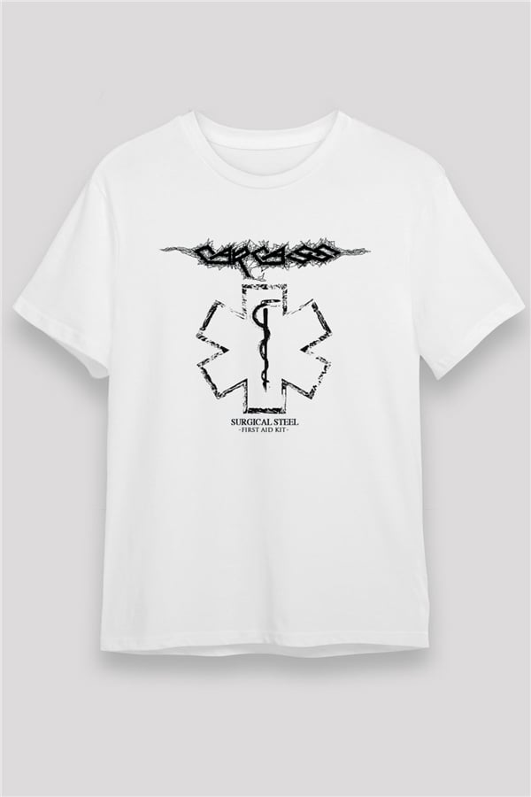 Carcass White Unisex T-Shirt