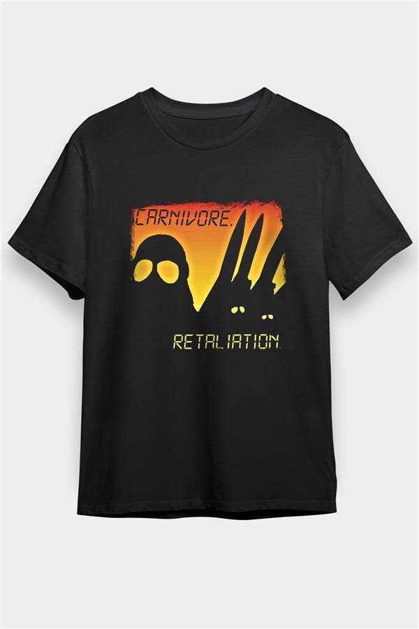 Carnivore Printed Unisex Black T-Shirt