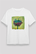 Carousel Kings Printed Unisex White T-Shirt