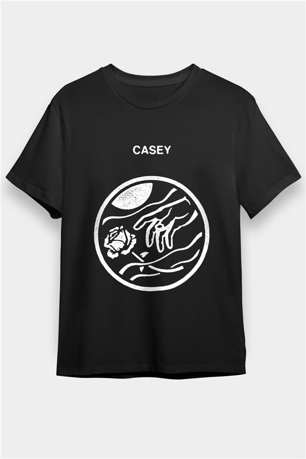 Casey Black Graphic Unisex T-Shirt