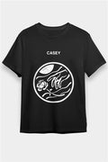 Casey Black Graphic Unisex T-Shirt
