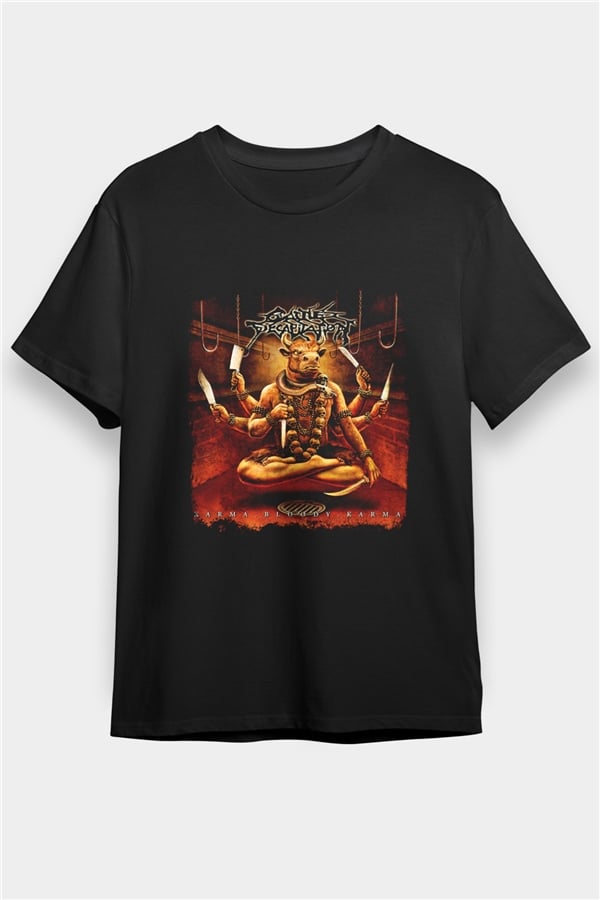 Cattle Decapitation Printed Unisex Black T-Shirt