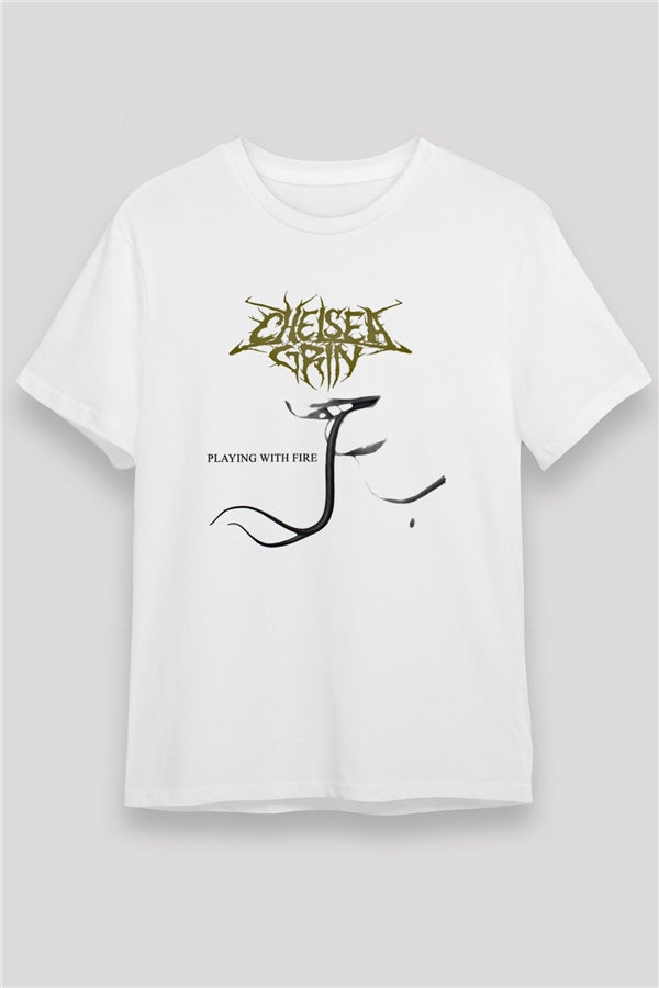 Chelsea Grin Printed Unisex White T-Shirt