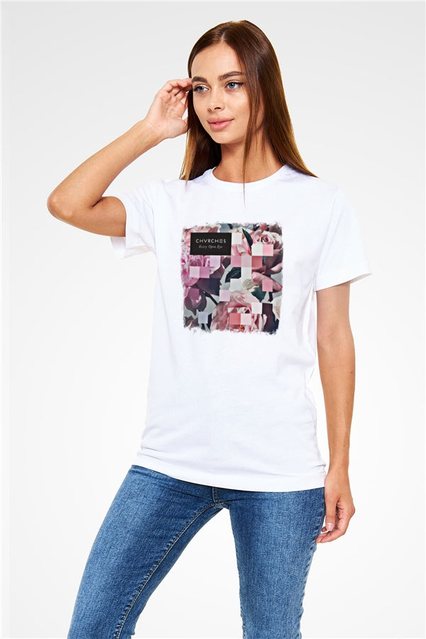 CHVRCHES Printed Unisex White T-Shirt
