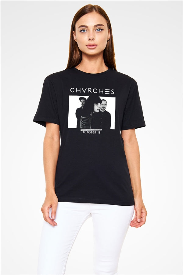 CHVRCHES Black Unisex T-Shirt